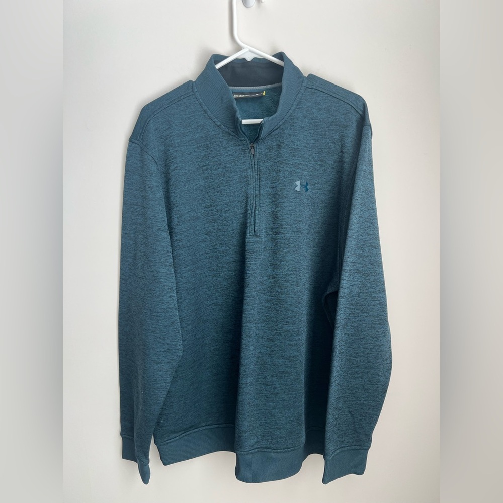 Under Armour Men’s Blue/Black 1/4-Zip Sweater XXL